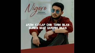 Jaloliddin Ahmadaliyev Nigoro Karaoke Minus