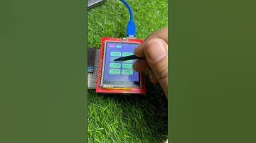 TFT Touch Screen DIY Arduino UNO #shortsfeed #diy #arduino #tech #shorts #diyprojects #reels #yt