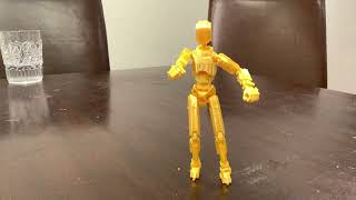 T13 3d PRINT ACTION FIGURE DEMO BUILDING AND PLAY! STOP MOTION