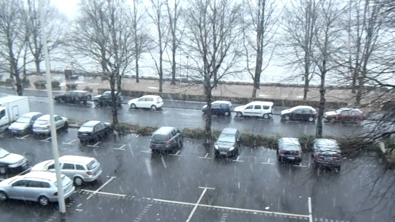 first snowfall in Bonn 2012