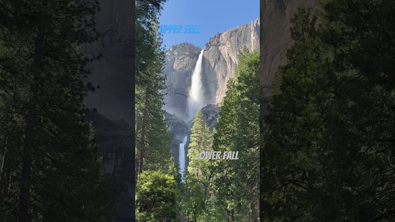 Yosemite falls (upper and lower fall)