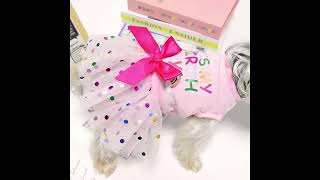 dog birthday dress cute dog clothes #dogclothes #dogdress