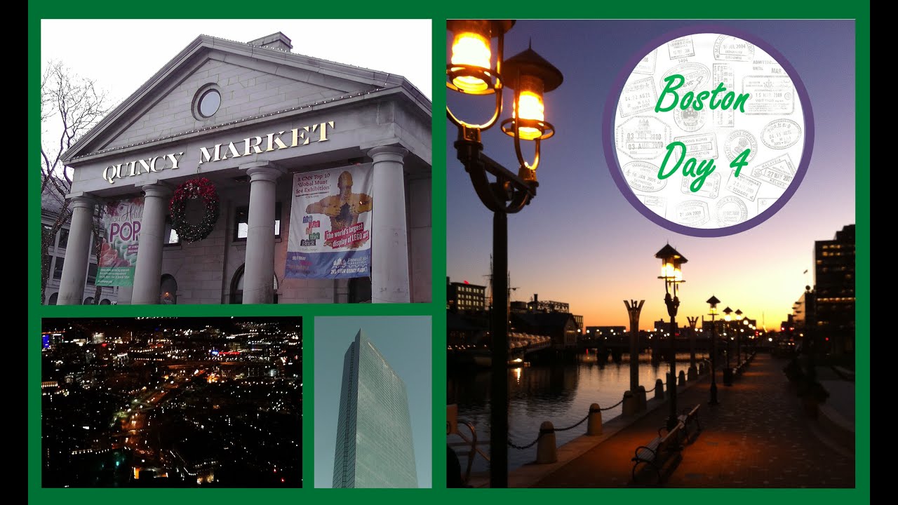 Back Bay, Quincy Market & Harbourfront Boston Day 4 Christmas
