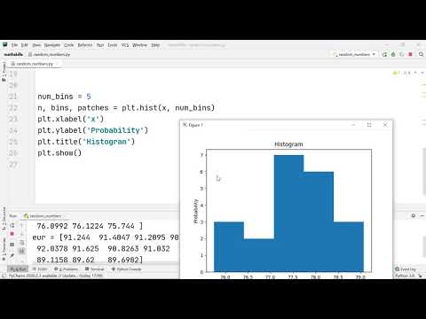 Python: доступ к данным и гистограммы