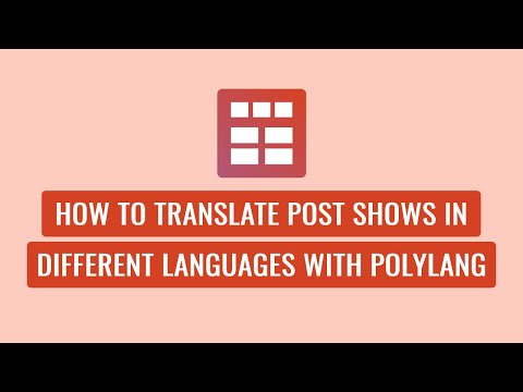 How to Translate Post Shows in Different Languages with Polylang | Smart Post