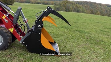 Multibenne S+ Yard Loader Implements from Quicke