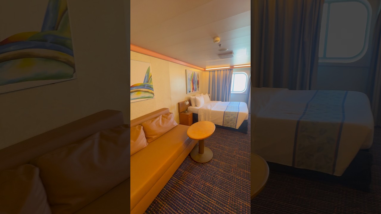 Oceanview cabin 1370 aboard the Carnival Valor