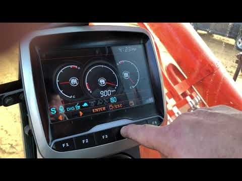 DIY DOOSAN DX SERIES EXCAVATORS  -3 AND -5 LCD MONITOR HOW TO NAVIGATE FOR FAULT CODES