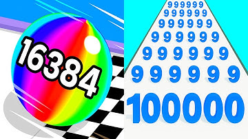 Ball Run 2048 Infinity VS Number Master - All Levels Gameplay Android iOS Ep 1