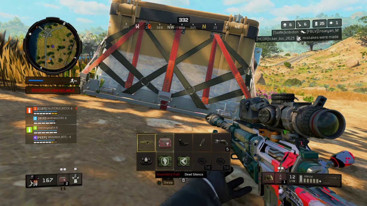Blackout ()quickscoping with locus() (completely surround) [win]