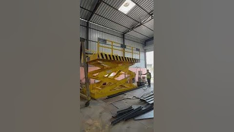Scissor Lift Demo and Usage Features - Material Handling Equipment Manufacturer #joist
