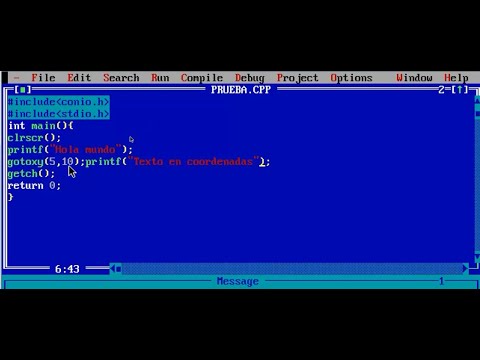 Turbo C++ 3.0 IDE Portable Pc Windows 64 bits - YouTube