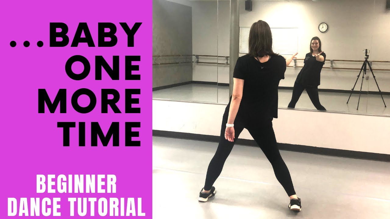 Baby One More Time Britney Spears Beginner Dance Tutorial Easy Choreography Youtube