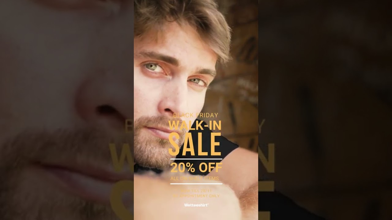 Gugucciao T-shirt Black Friday Sale 20% Off. Now till 28/11.