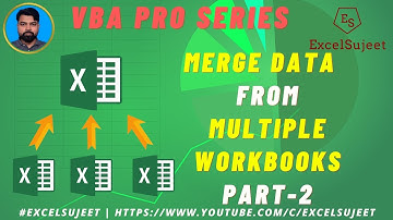 Merge/Append/Combine/Collate Multiple Workbooks Data Into One (Part-2) by ExcelSujeet (In Hindi)