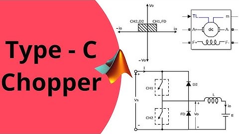 Type - C Chopper | First & Second Quadrant Converter | MATLAB Simulation
