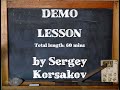 Delta module 2 demo lesson by sergey korsakov