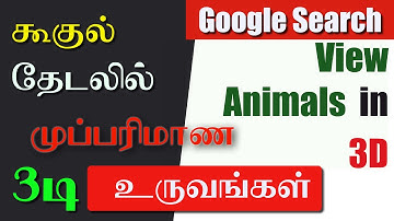 How to view animals in 3D in Google Search?