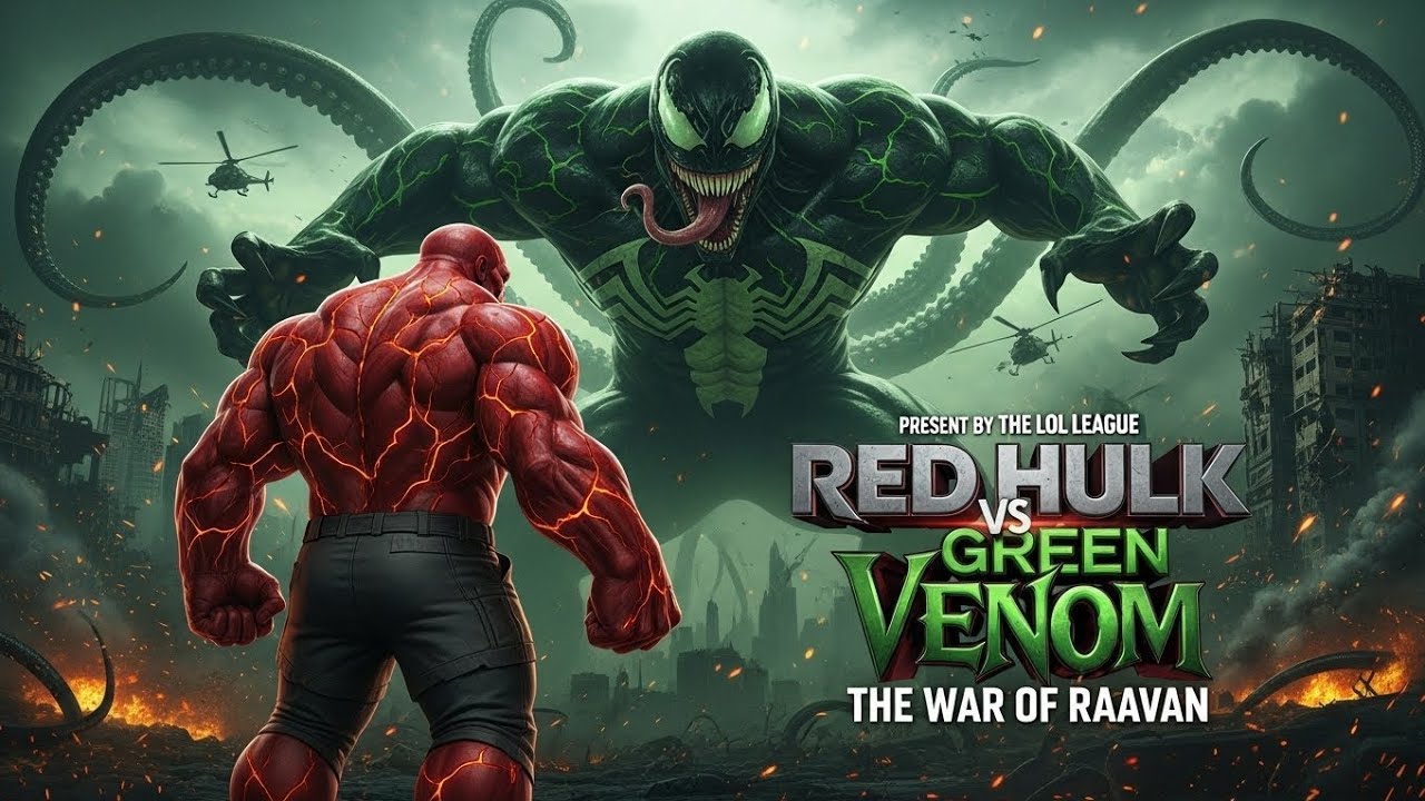 Red hulk Vs 😬 Green Venom 😕 || teaser || The LoL League || Besharam pizza 🍕