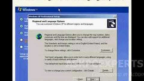 Windows XP Installation