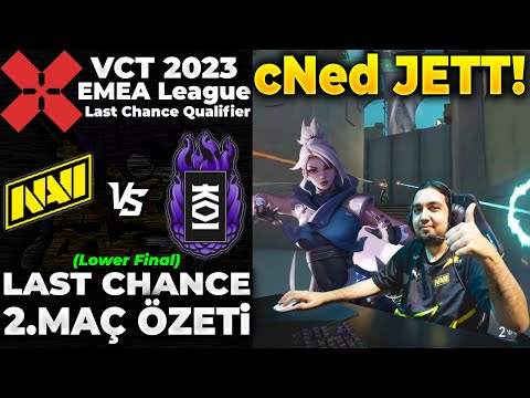NAVI vs KOI ALT FİNAL 2. MAÇ ÖZETİ | VALORANT 2023 EMEA Last Chance Qualifier