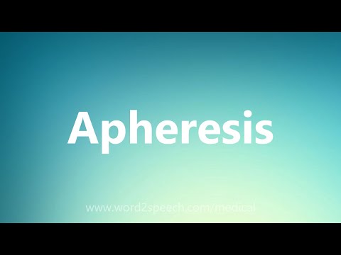 Apheresis - Medical Definition