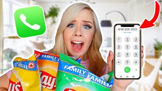 CALLING RANDOM NUMBERS AND LETTING THEM DECIDE WHAT I EAT FOR 24 HOURS!