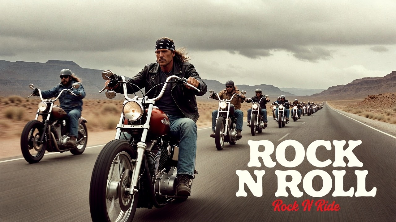 Best Music Rock N Roll 🎸 Rock N Ride 🔥 Asphalt Fury | Born to Ride the States