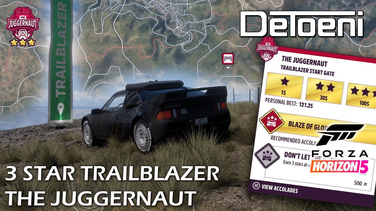 3 Star Trailblazer Guide for The Juggernaut Forza Horizon 5