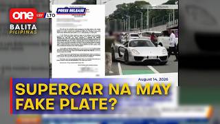 Derek Ramsay at isang negosyante, isinuko sa LTO ang Porsche supercar | One Balita Pilipinas