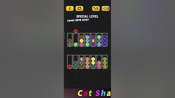 Ball Sort Puzzle Special Level after Level 1010 / Lock Ball and Key Ball and Question Mark Ball