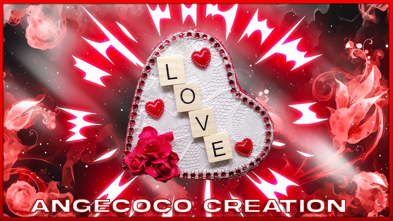 TUTO DÉCORATION D'INTÉRIEUR ST VALENTIN. SUPER FACILE (HOME DÉCO)