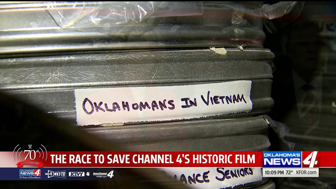 newspaper mockup The race to save Oklahoma`s News Channel 4`s historic film