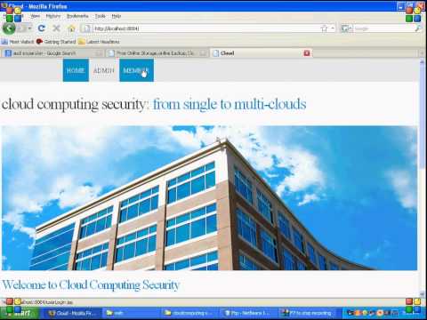 Cloud Computing Security: From Single to Multi-Clouds-Pass 2012 IEEE Project