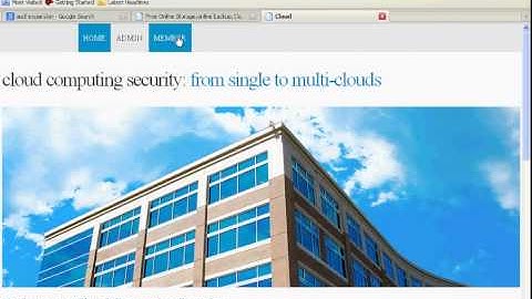 Cloud Computing Security: From Single to Multi-Clouds-Pass 2012 IEEE Project
