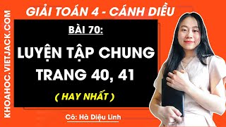 Toán lớp 4 Bài 70: Luyện tập chung - Trang 40, 41 | Cánh diều (HAY NHẤT) screenshot 4