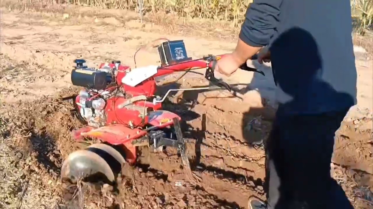 180 diesel direct-connected tiller with backfiller