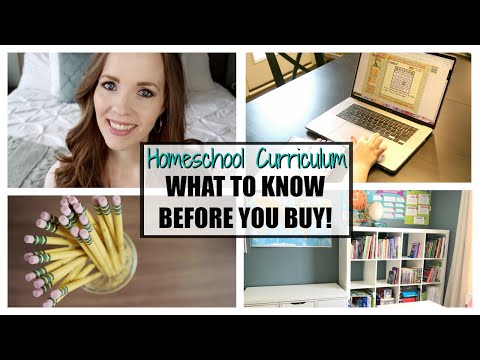 COMMENT CHOISIR LE MEILLEUR Homeschool CURRICULUM | COMMENT CHOISIR UN PROGRAMME | homeschool CURRICULUM