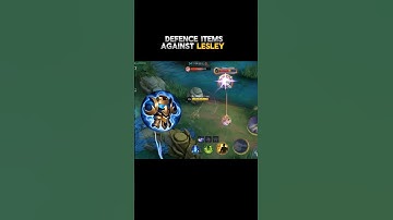 Lesley Counter items mlbb 😱😱#shorts #mlbb #mobilelegends 