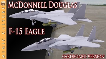 Cardboard F-15 Eagle Build — Fighter Jet Made from Scratch!