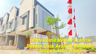 RUMAH MODERN TROPIS DESAIN AESTHETIC DAN RUANGAN LUAS SIRKULASI BAGUS - AMADEA TOWN HOUSE