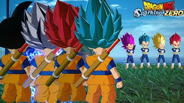 Goku Daima Super Form Vs Vegeta Daima Super Form! Dragon Ball Sparking Zero