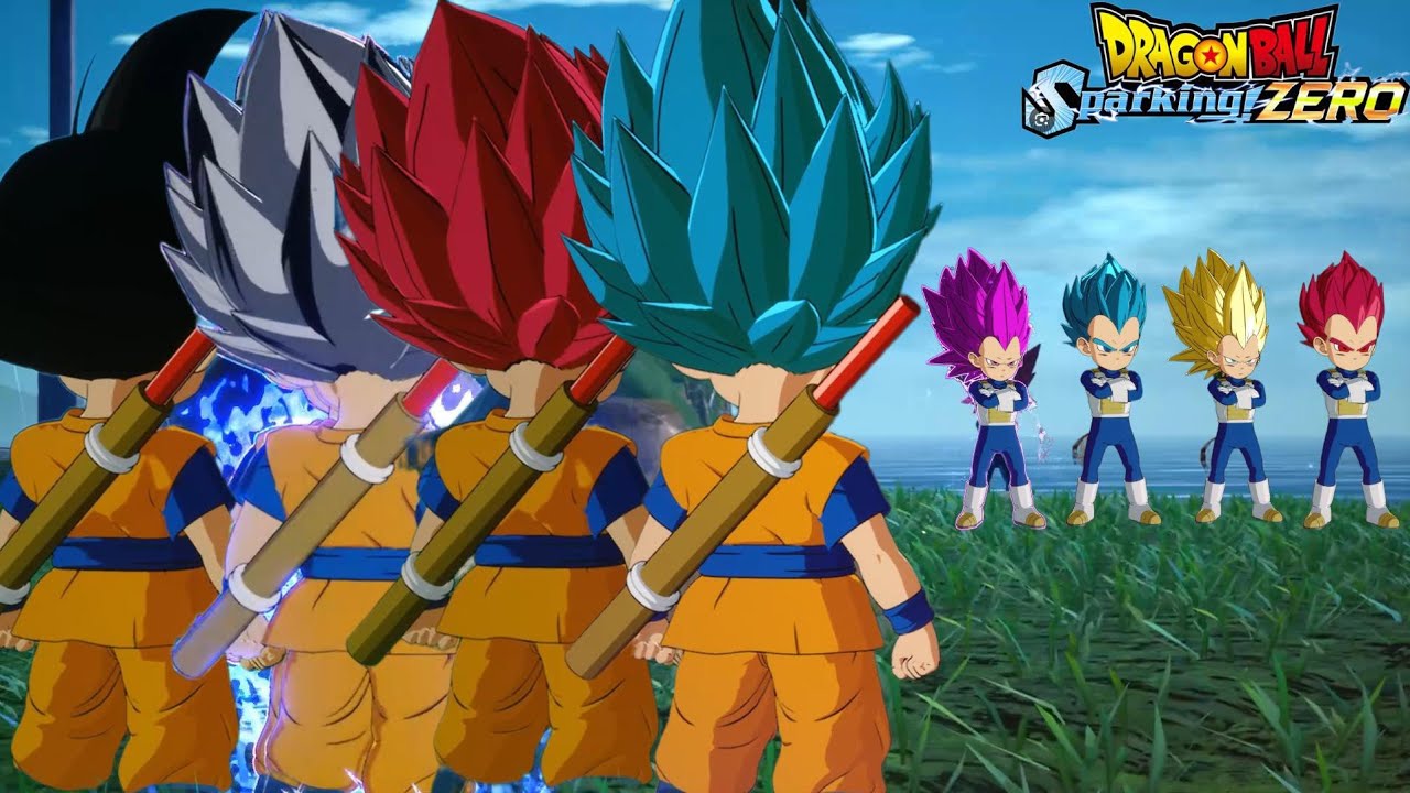 Goku Daima Super Form Vs Vegeta Daima Super Form! Dragon Ball Sparking Zero