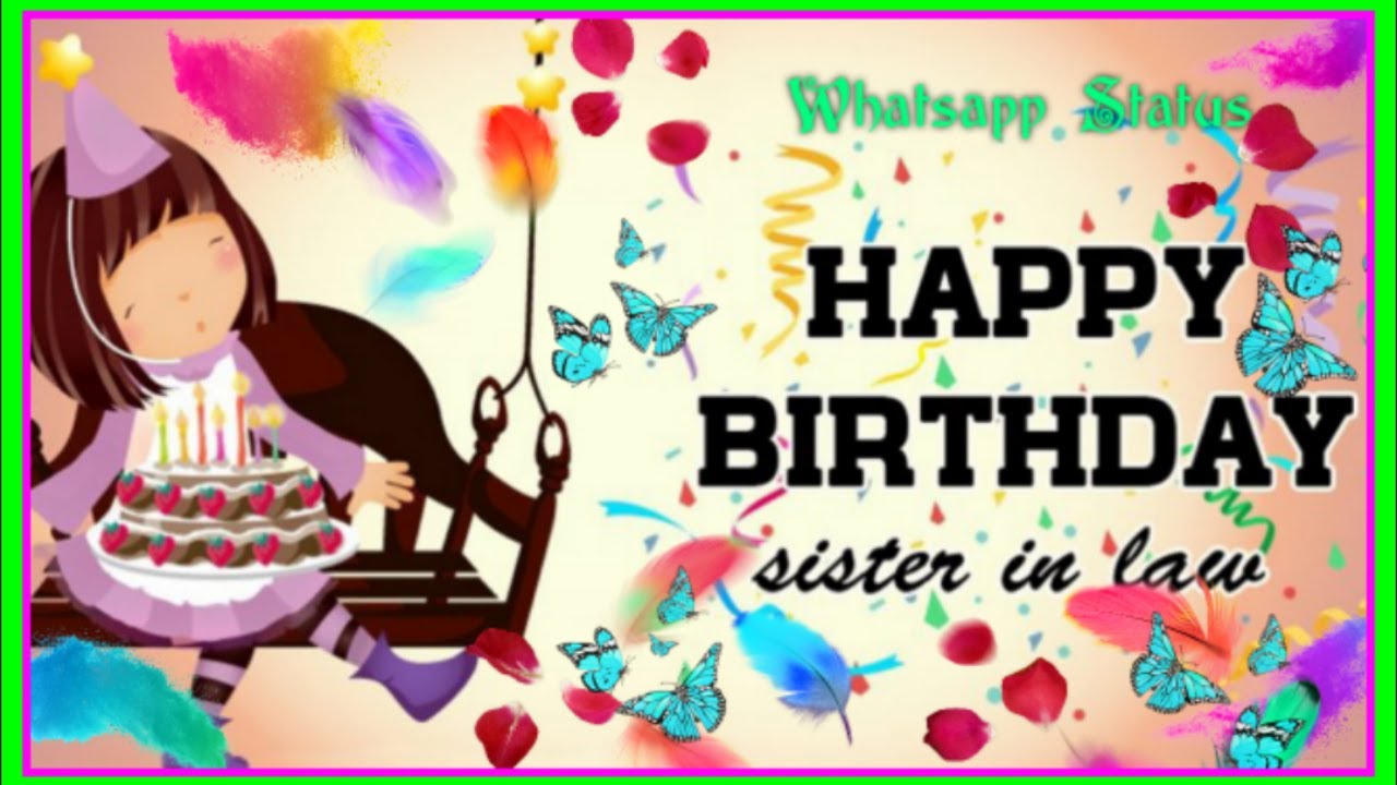 Happy Birthday Sister In LawSister in law Birthday