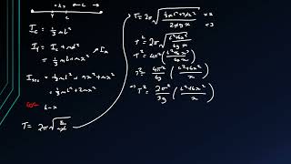 Physics 10.19: Compound Pendulums: Example 2