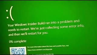 My Main System Windows 11 Was Gsod Green Screen Of Death By Powershell Wininit.exe