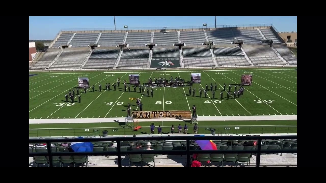 Eustace Highschool Marching Band UIL Reigonal 2023 - Wanted Dead or Alive