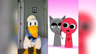 Donald Ducc REACTS To SPRUNKI TikToks! 99 (DO NOT BE SCARED CHALLENGE)