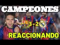 REACCIONANDO ALA final de la SUPERCOPA Barcelona vs Real Madrid 3-2 el BARCELONA ES SUPERCAMPEON