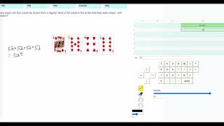 Level 15: Permutation With Replacement With Cards From The Probability Math Program